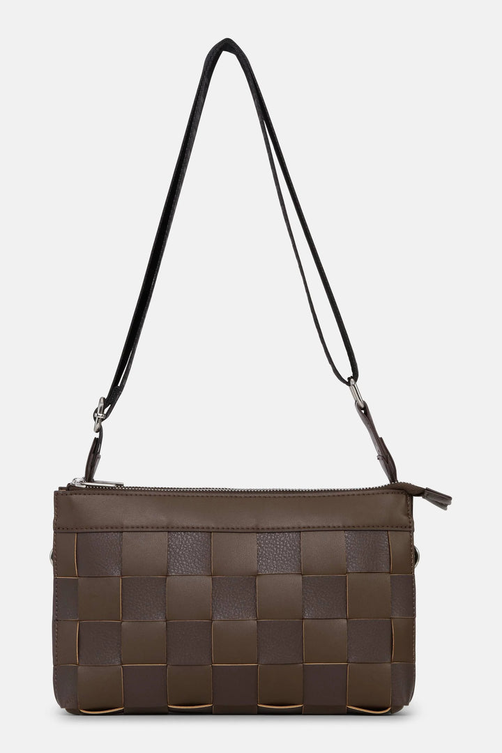 Isle Jacobsen Small Braided Squared Crossbody Bag