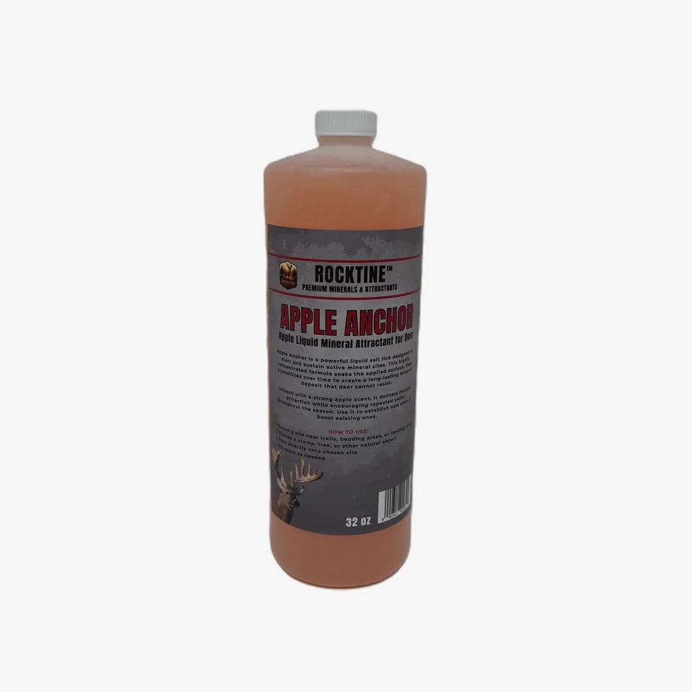 RockTine Apple Anchor - Liquid Mineral Attractant for Deer - 32oz