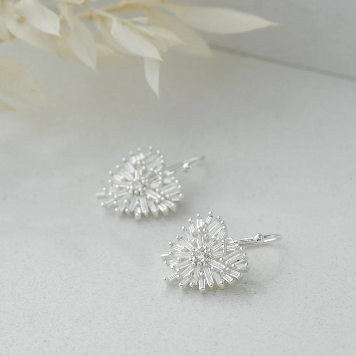 Glee Jewelry - Elaborate Heart Earrings