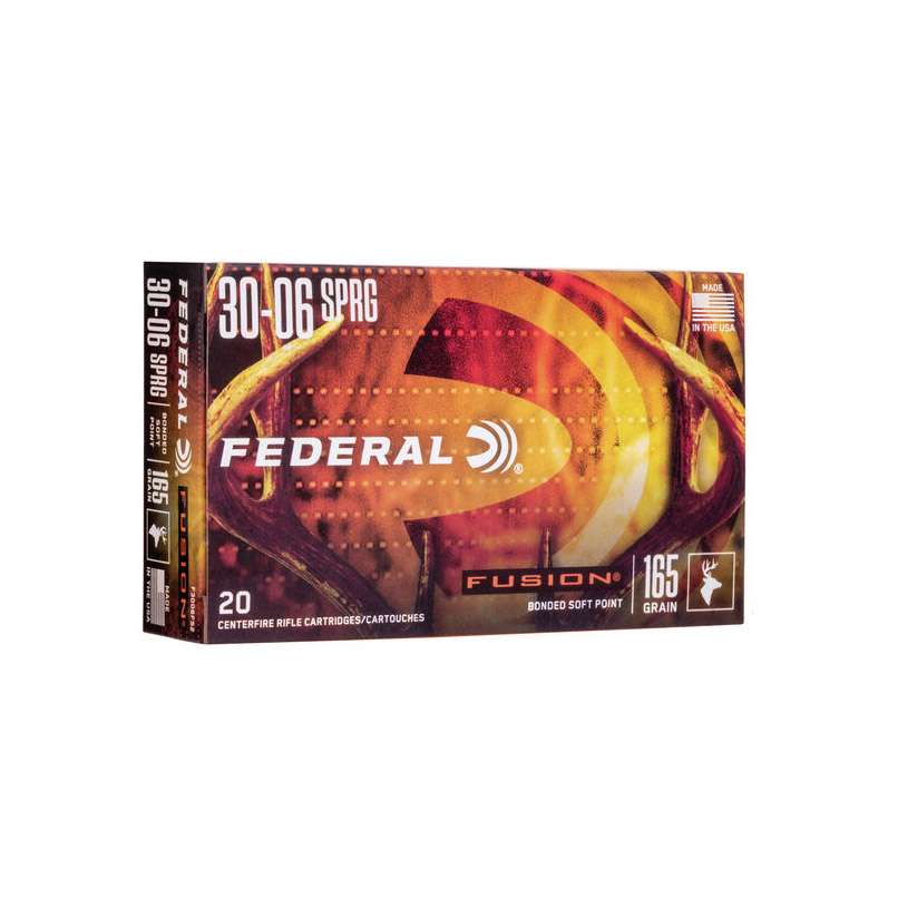 Federal Fusion 30-06 SPRG 165gr 2790FPS 20 Rounds