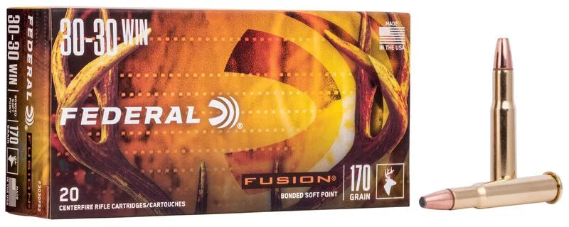 Federal Fusion 30-30 WIN 170gr 2200FPS 20 Rounds