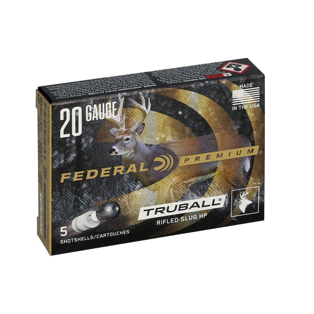Federal Premium Truball 20GAx2-3/4″ 1600FPS 3/4oz 5 Rounds