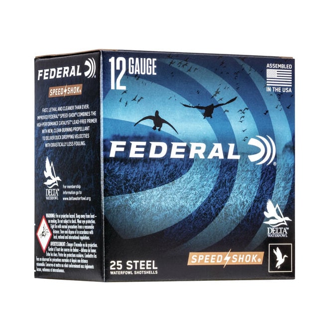 Federal Speed Shok 12GAx2-3/4" 1500FPS 1-1/8oz #4 25 Rounds