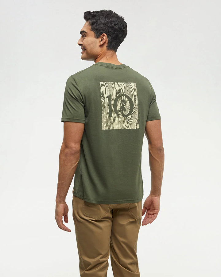 Ten Tree M Woodblock Ten T-Shirt