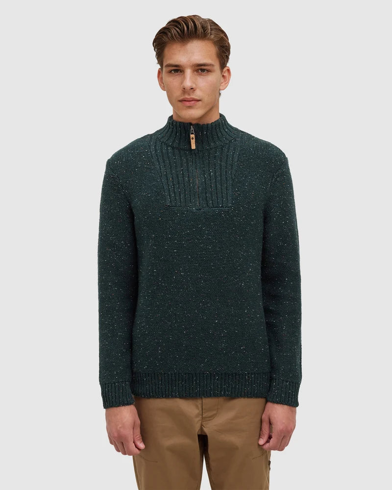 Ten Tree M Conrad Fleck Half Zip Sweater