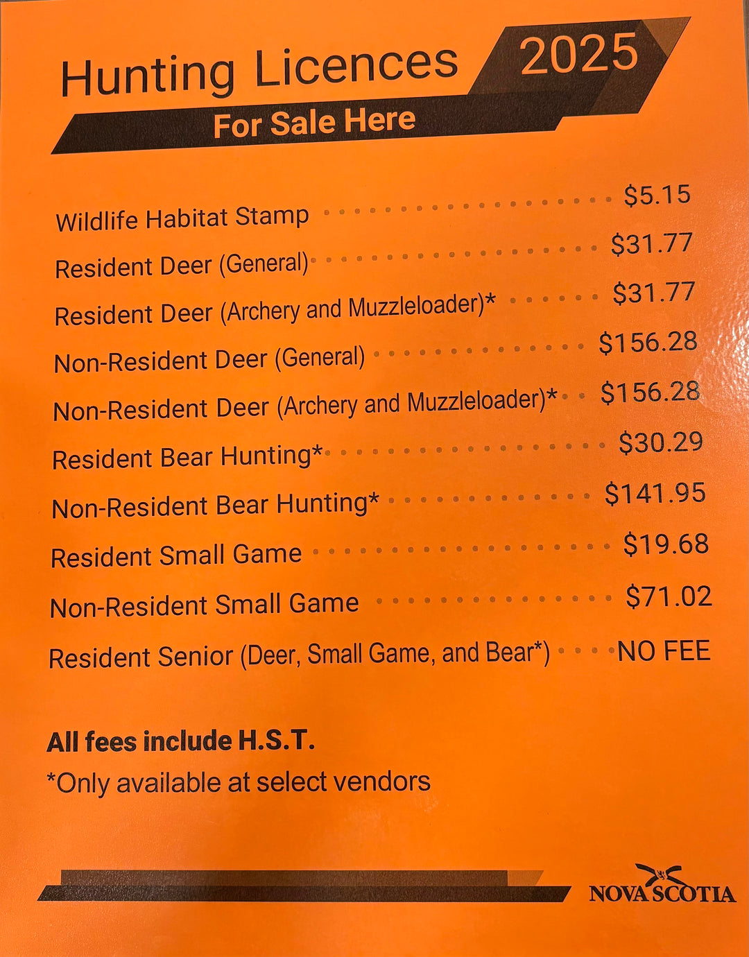 Hunting Licences