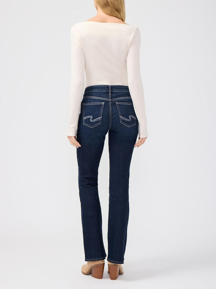 Silver Women's Suki Curvy Mid Rise Bootcut Jeans