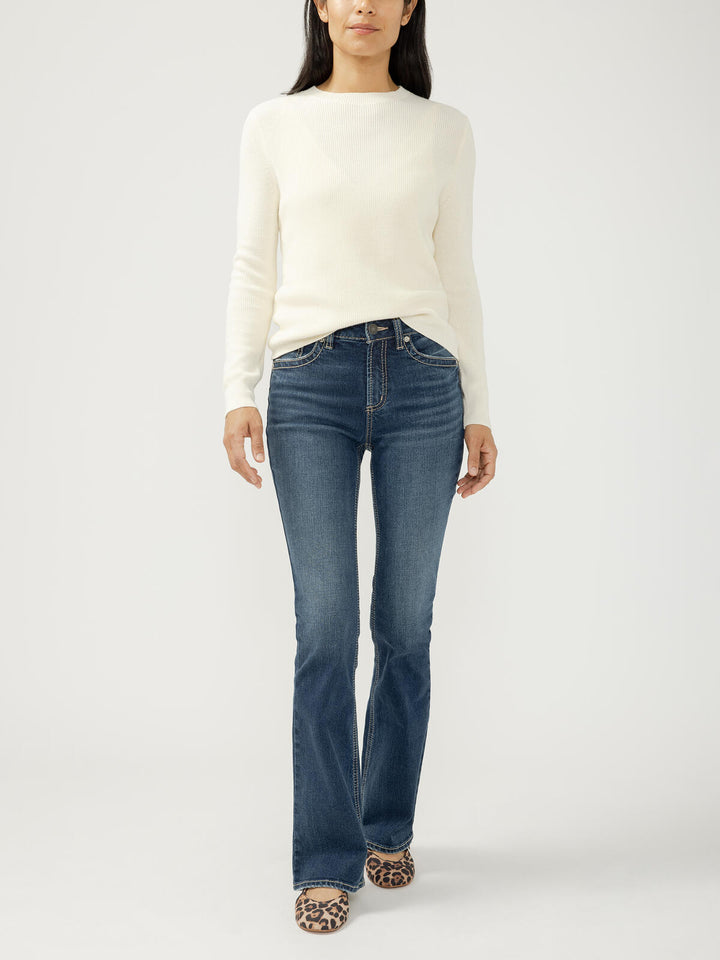 Silver Women's Avery High Rise Bootcut Jeans