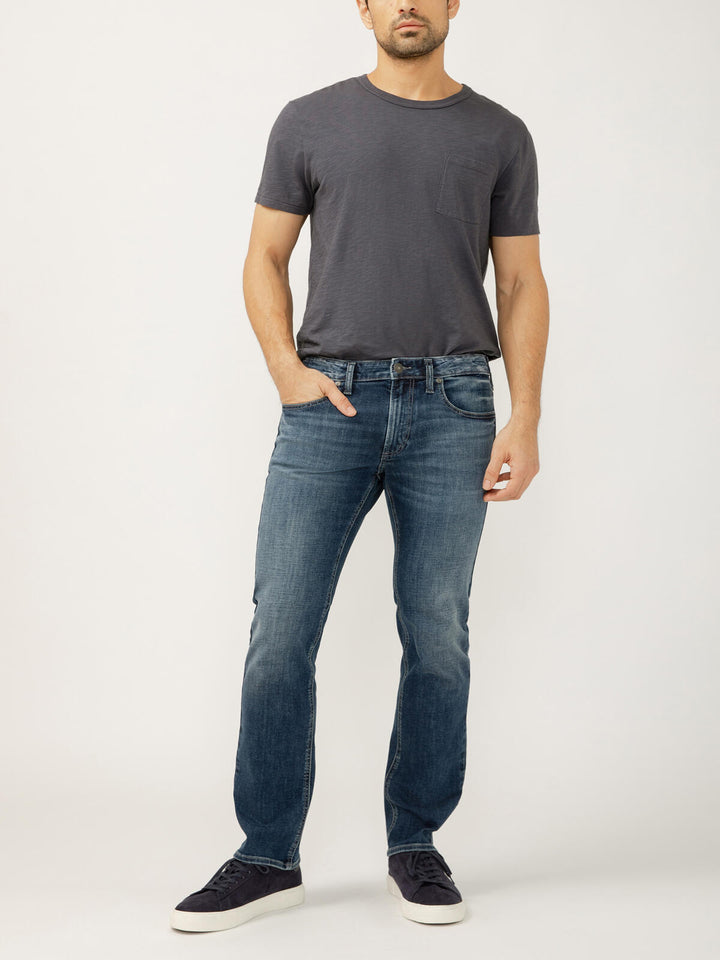 Silver Men's Grayson Classic Fit Straight Leg Jeans