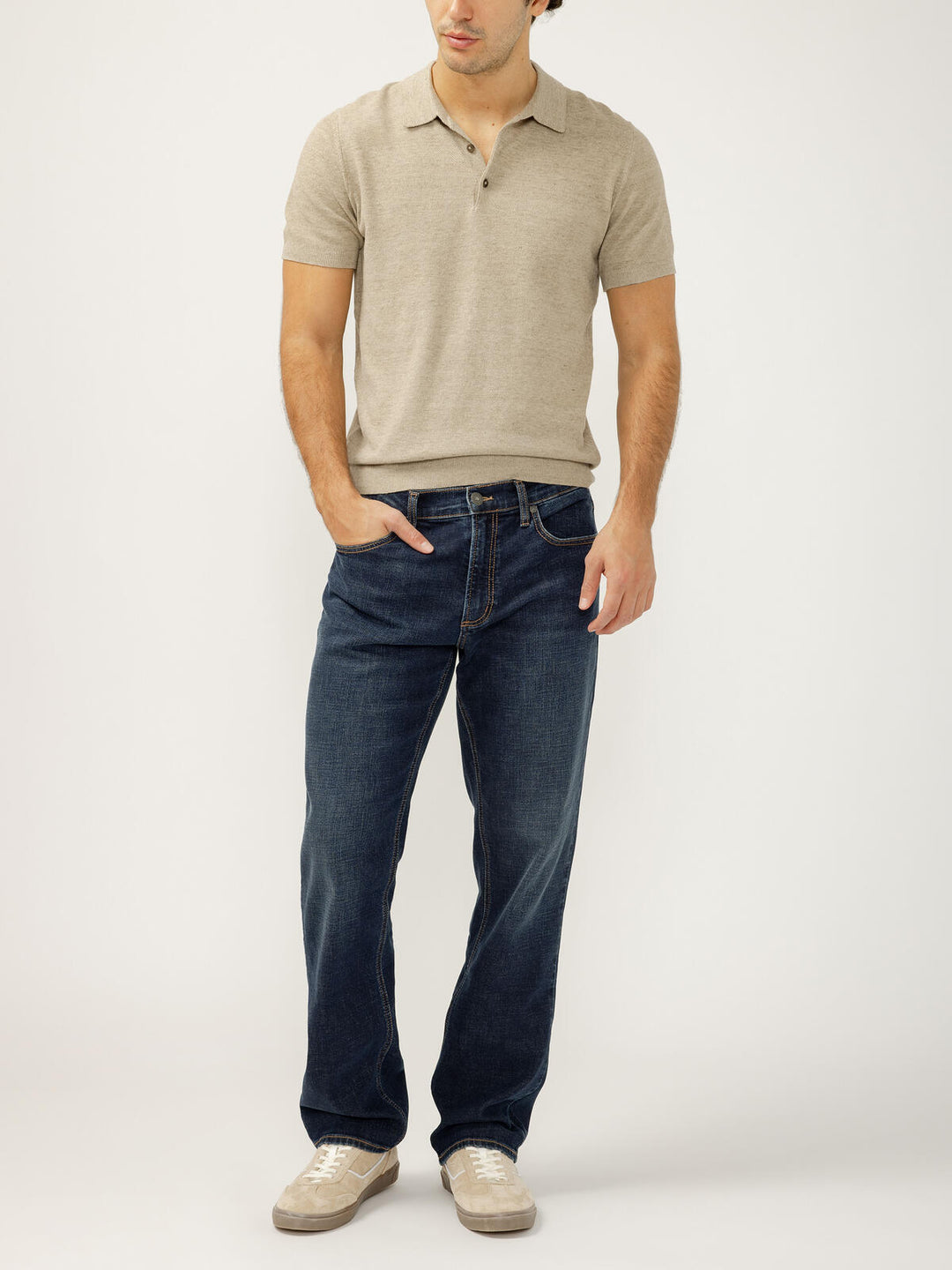 Silver Men's Grayson Classic Fit Straight Leg Jeans