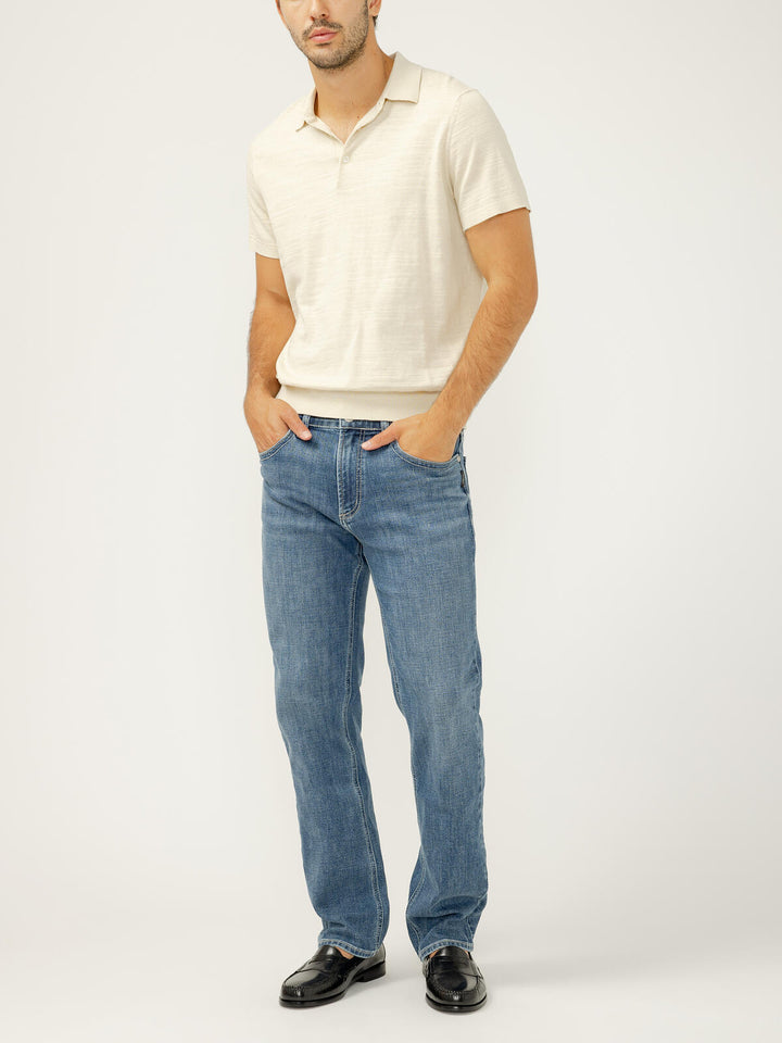 Silver Men's Grayson Classic Fit Straight Leg Jeans
