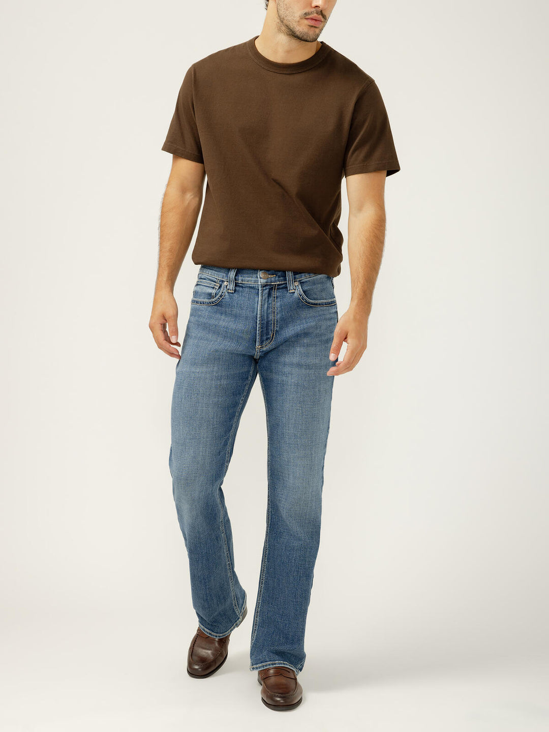 Silver Men's Zac Relaxed Fit Straight Leg Jeans