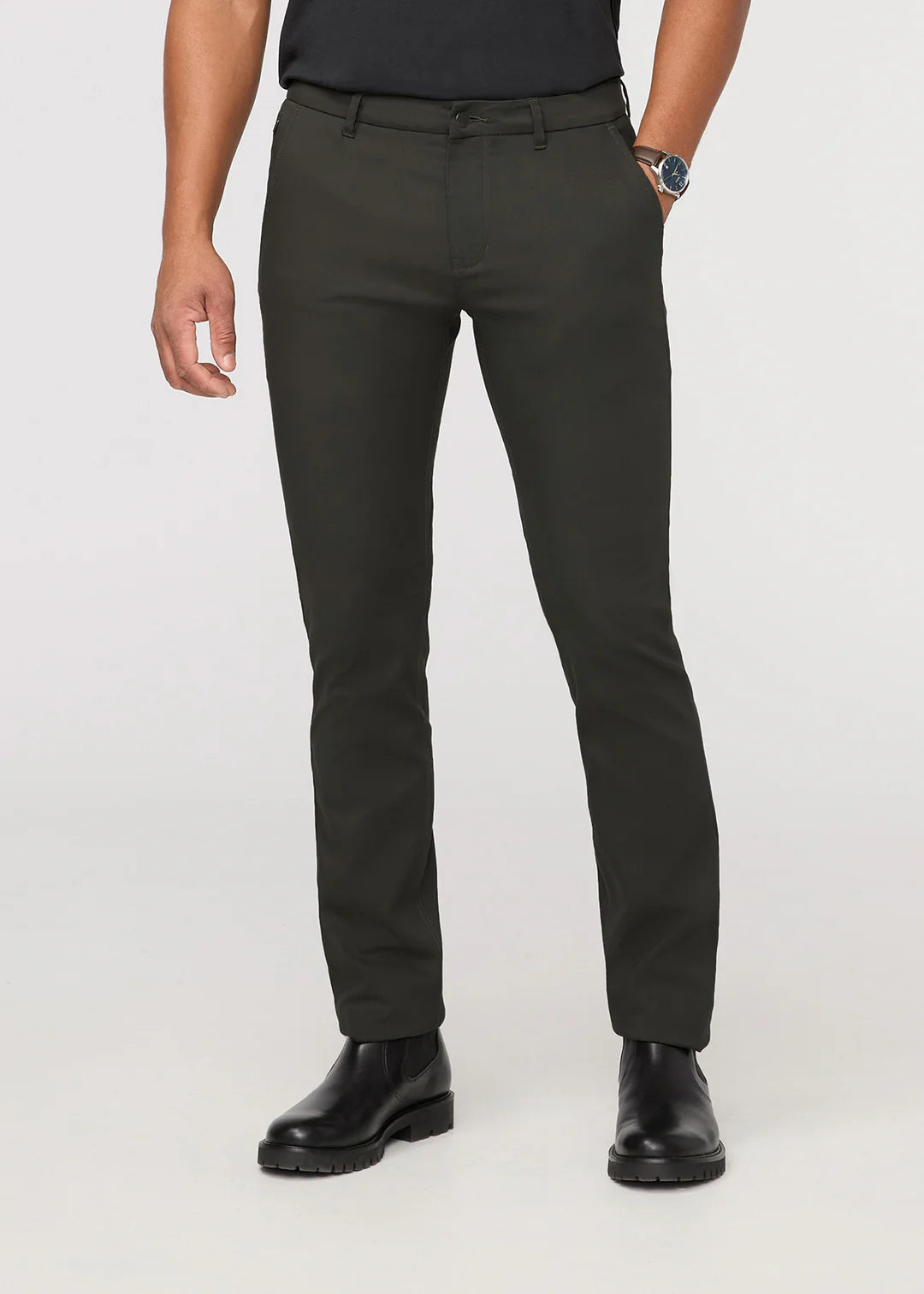 DU/ER Men's NuStretch Athletic Taper Trouser