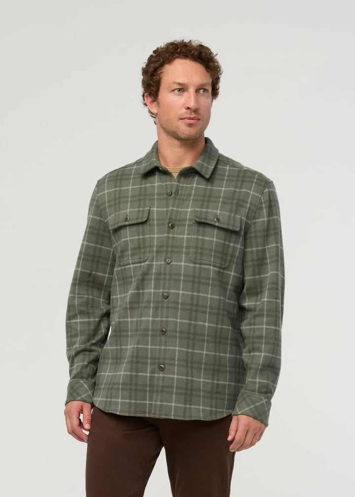 DU/ER Men's Performance Flannel Overshirt