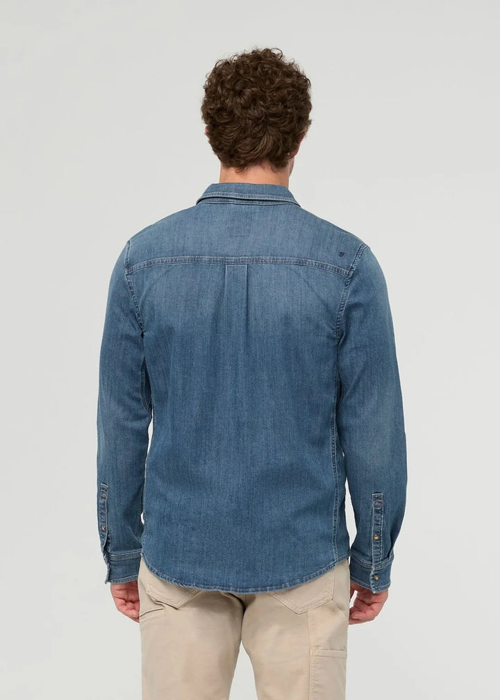 DU/ER Men's Performance Denim Lite Two-Pocket Shirt