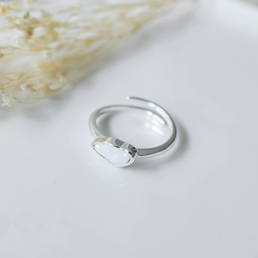Glee Jewelry Opal Pebble Ring