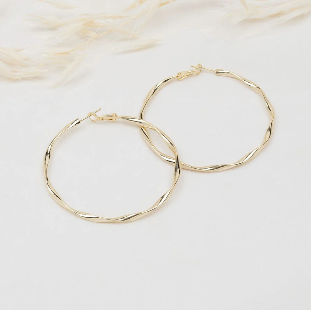 Glee Jewelry - Out On The Town Hoops Earrings