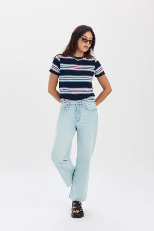 Daze Denim - Pleaser - High Rise Wide Ankle Jean