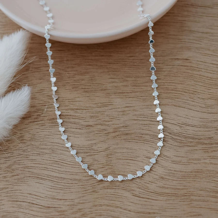 Glee Jewelry - Row of Hearts Necklace