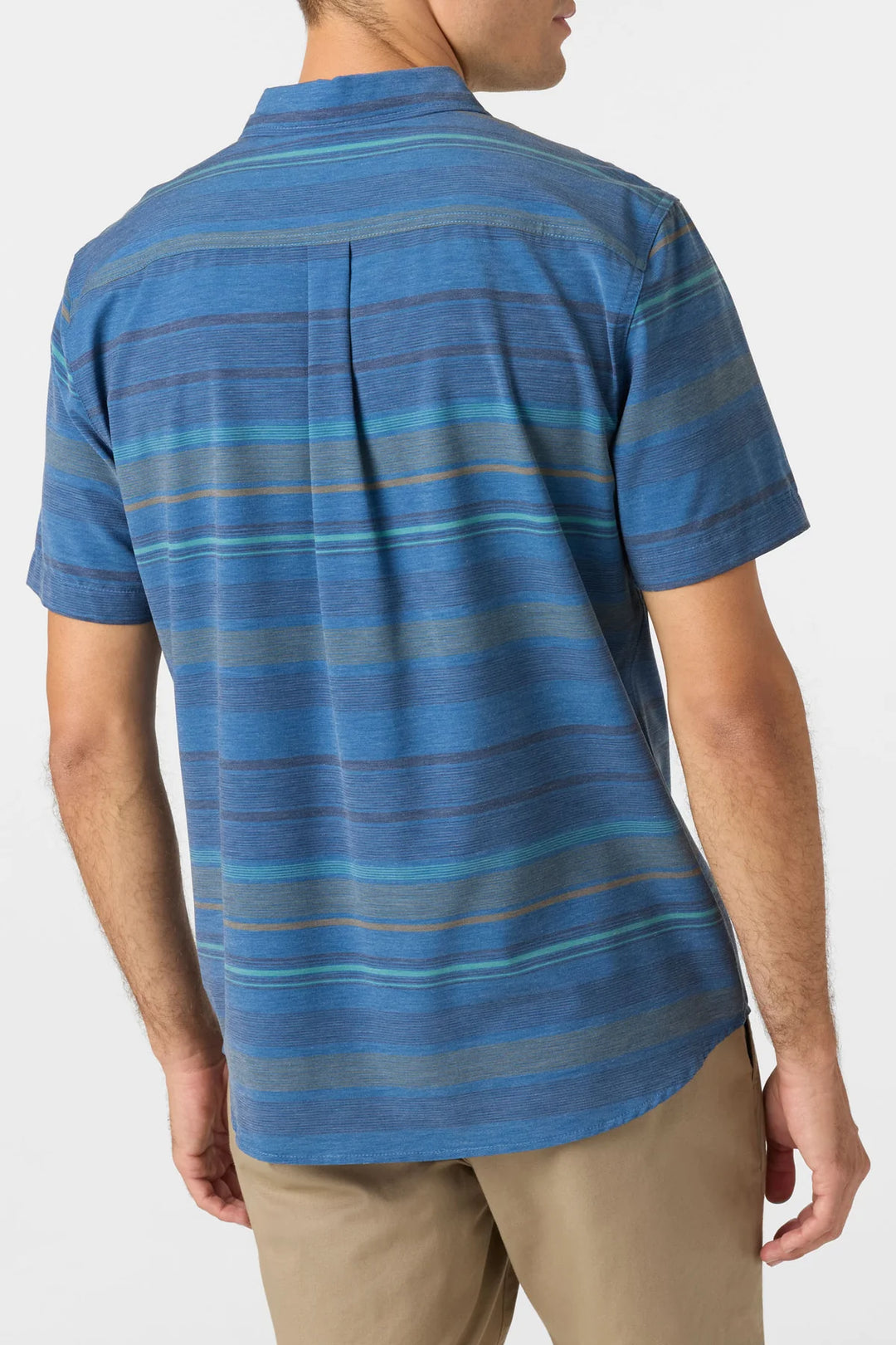 O'Neill Men's Traveller UPF Traverse Stripe Relaxed Shirt