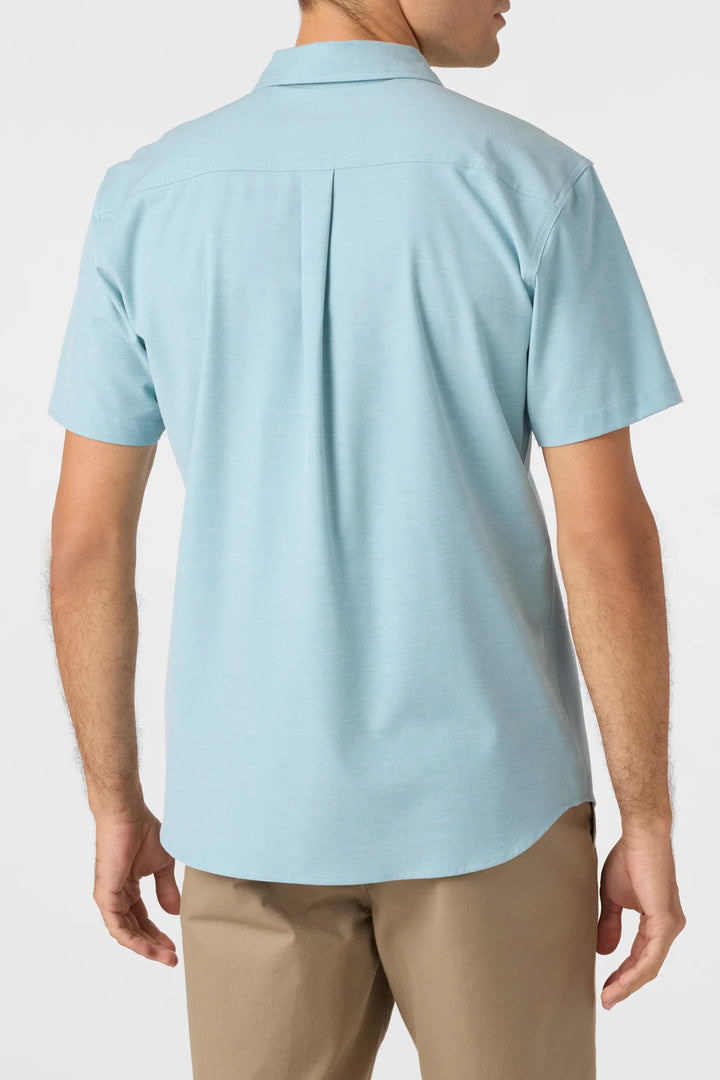 O'Neill Men's Light Check Hybrid Woven Button Up Shirt