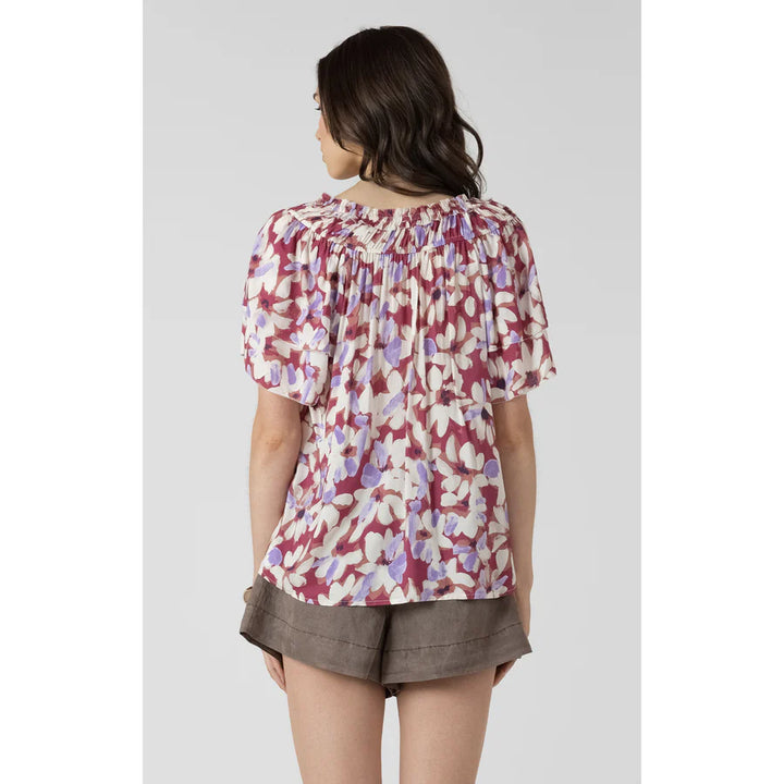 Dex Flutter Sleeve Blouse
