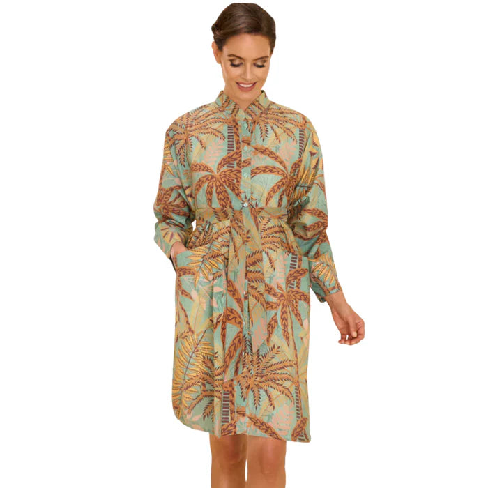 Powder Oversized Shirt Dress