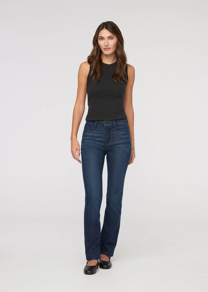DU/ER No Sweat Denim High Rise Slim Straight Jeans