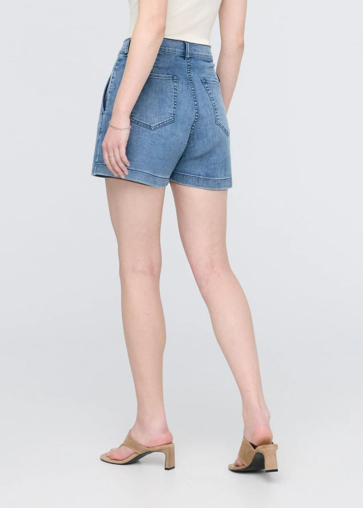 DU/ER Performance Denim Lite Pleated Short