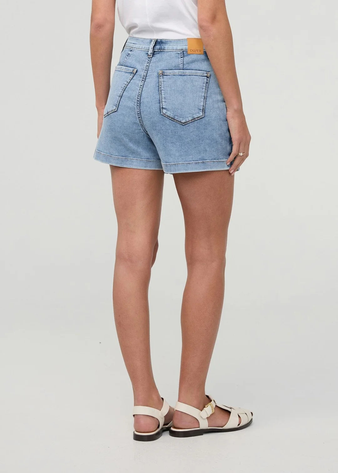 DU/ER Women's Performance Denim Lite Wrap Skort