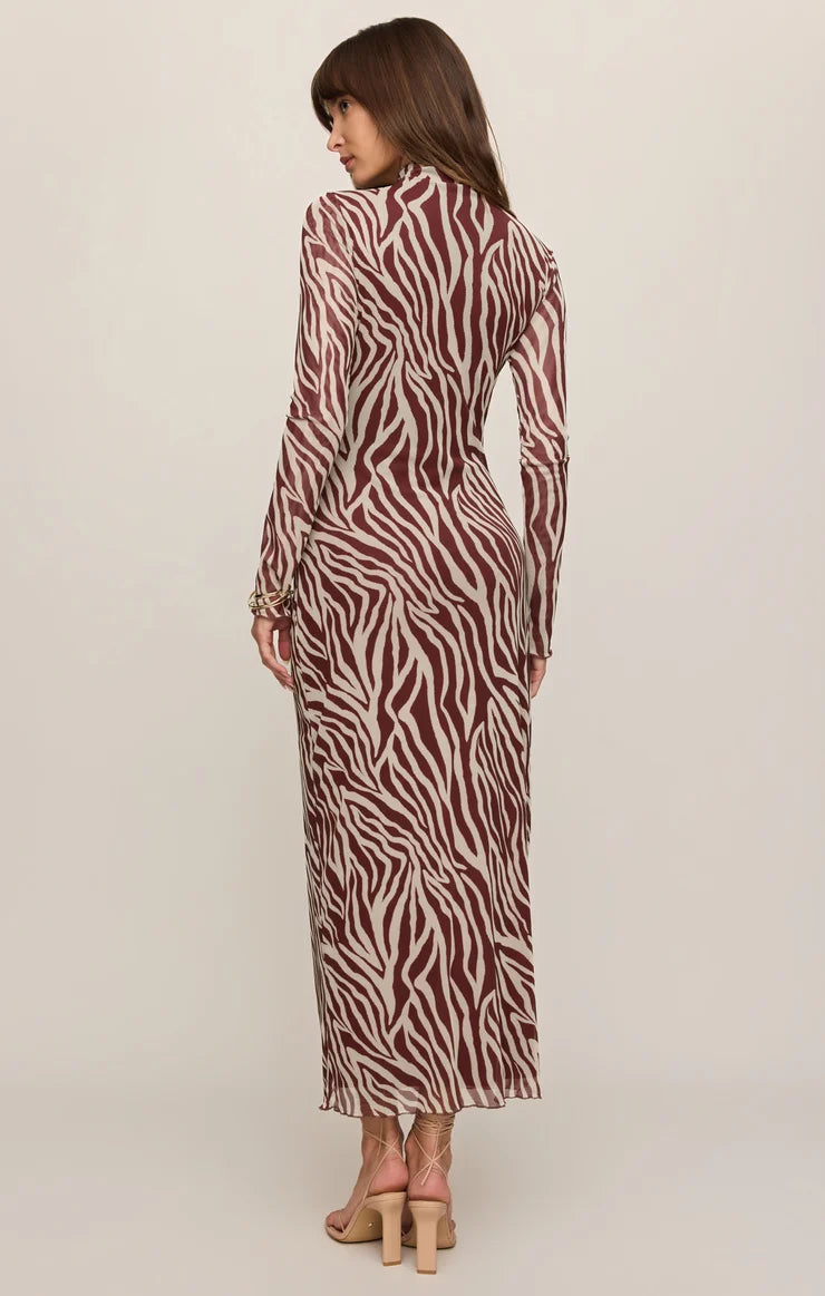 Z-Supply Sevilla Zebra Mesh Midi Dress