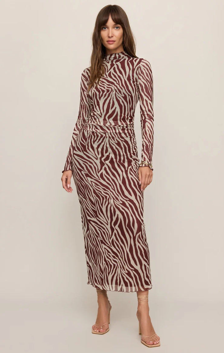 Z-Supply Sevilla Zebra Mesh Midi Dress