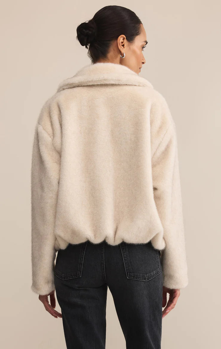 Z-Supply Amethyst Faux Fur Jacket