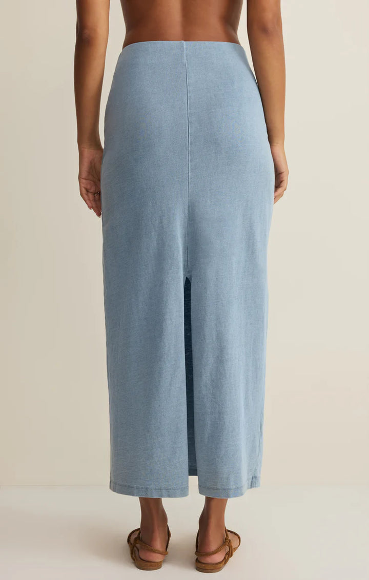 Z-Supply Gail Jersey Denim Midi Skirt