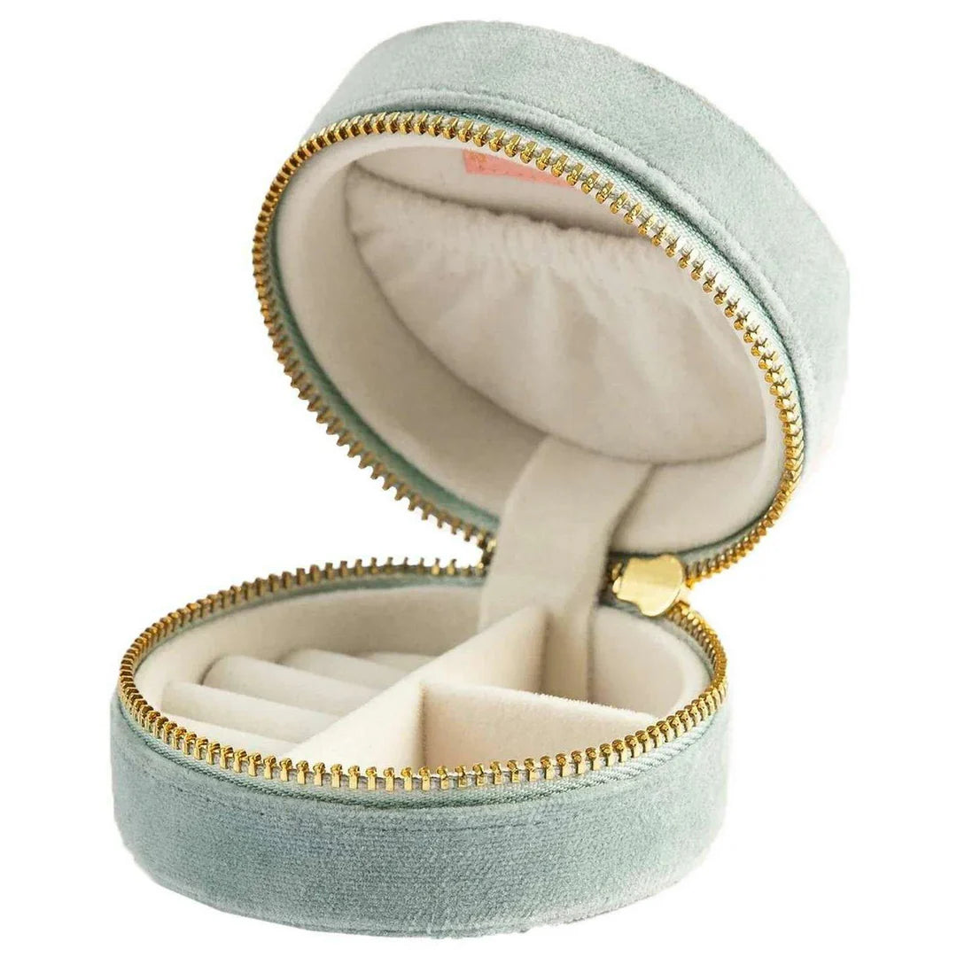 Powder Round Jewellery Box