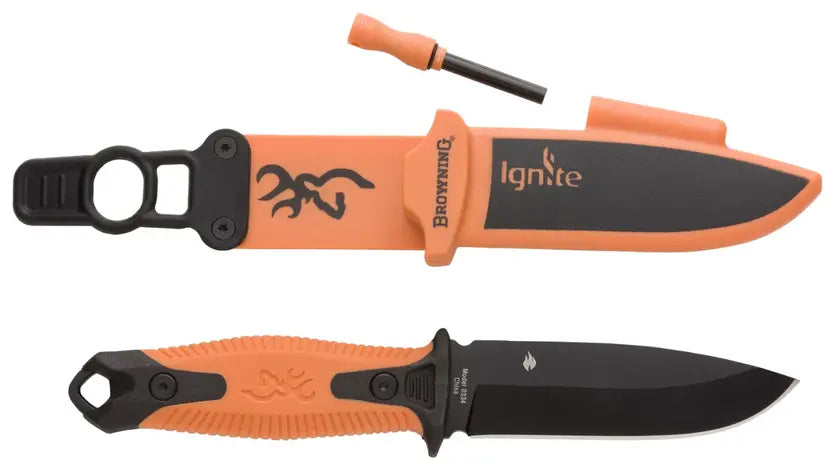 Browning Ignite Knife with Flint Fire Starter