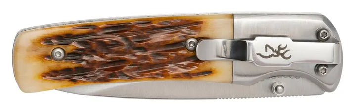 Browning Buckmark Hunter Bone Folding Knife