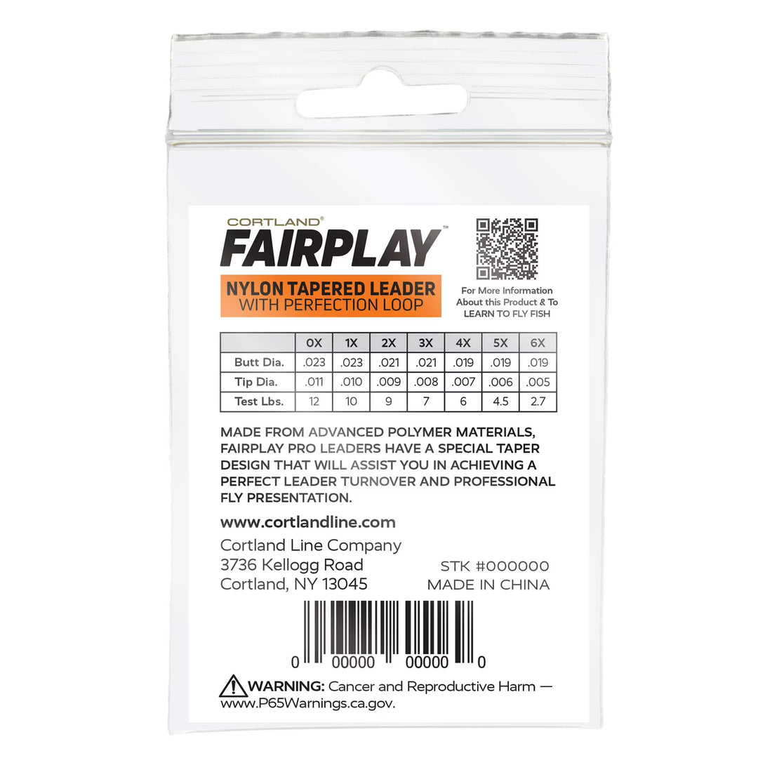 Cortland Fairplay Pro - Nylon Tapered Leader