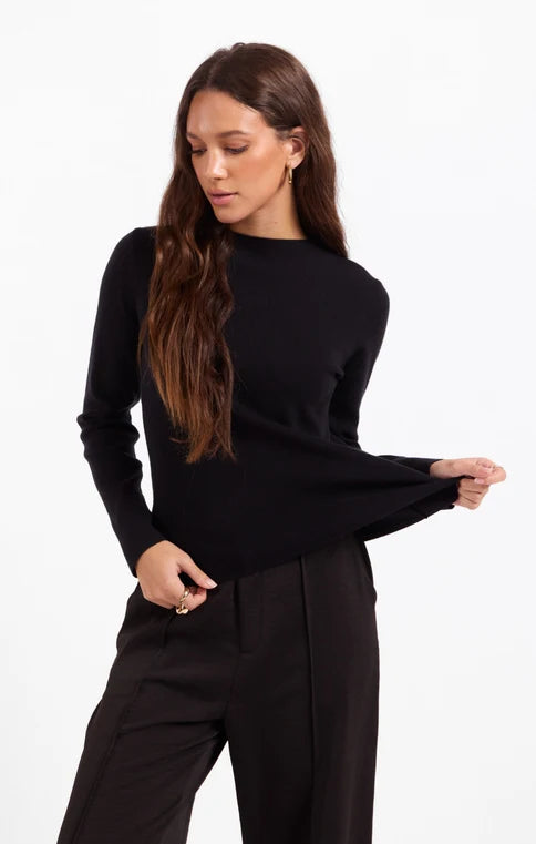 Sage The Label Calista Mock Neck Sweater