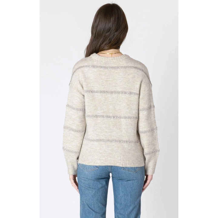 Dex Sequin Stripe Sweater