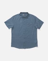 Salty Crew Men's Breezer Perforated Button Up Shirt