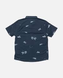 Salty Crew Men's Breezer Perforated Button Up Shirt