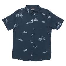 Salty Crew Men's Breezer Perforated Button Up Shirt