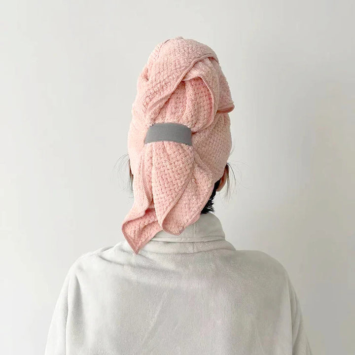 Voesh Absorbent Hair Towel & Scrunchie Set