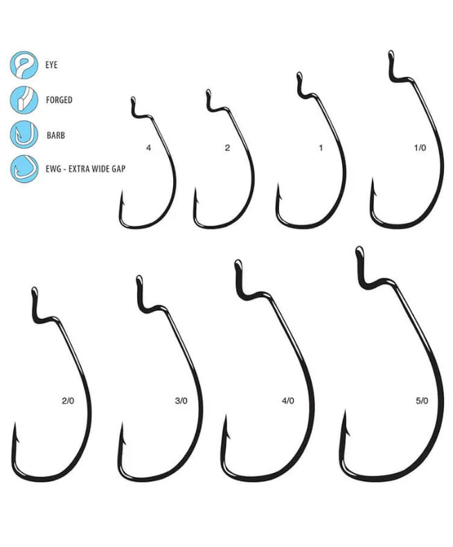 Gamakatsu Offset Shank Worm EWG Hook