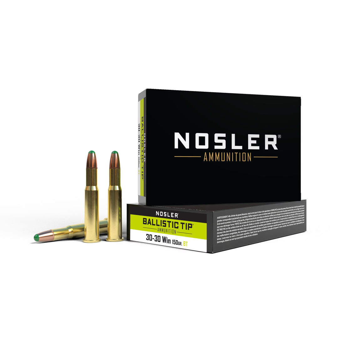 Nosler Ballistic Tip 30-30 WIN 150gr 2390FPS 20 Rounds