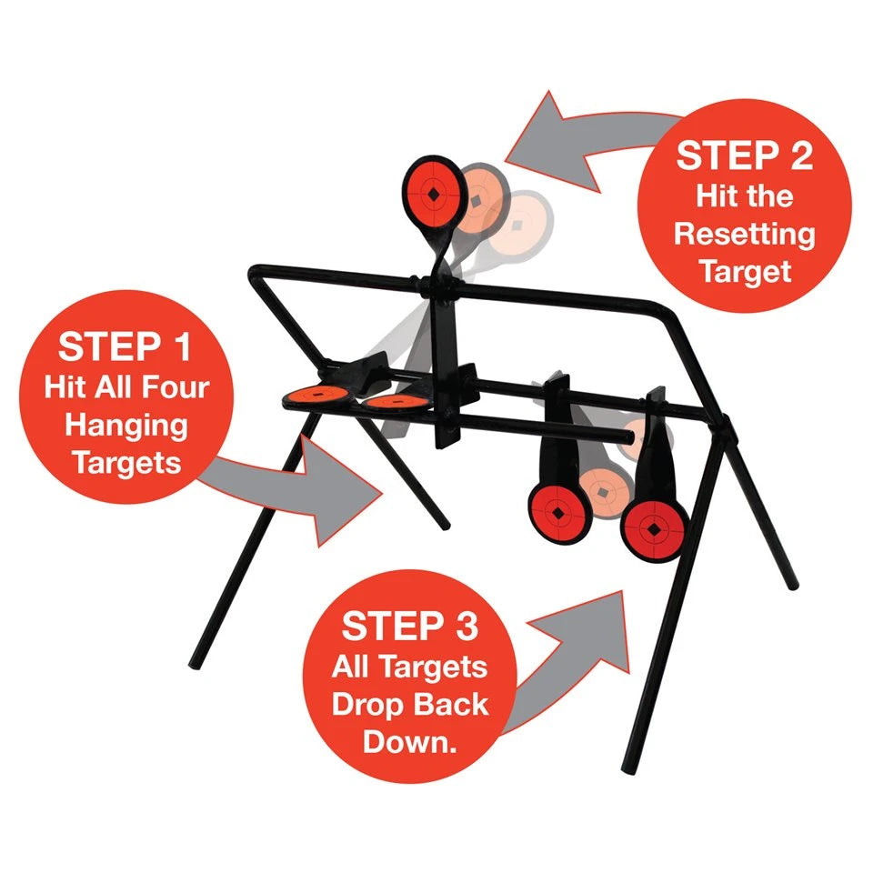 Birchwood Casey Gallery Expert .22 Metal Resetting Target
