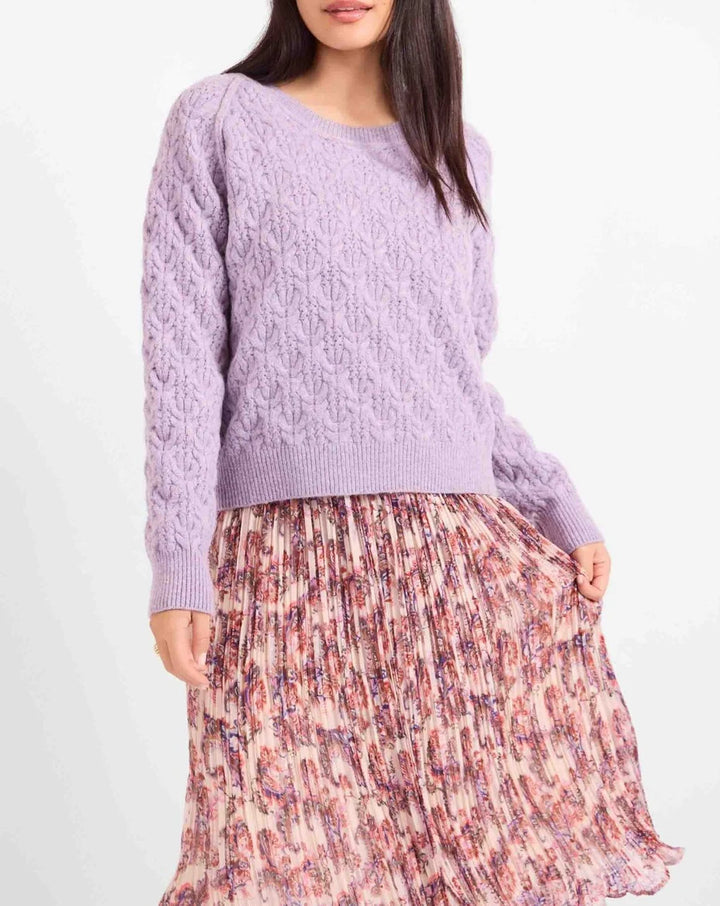 Sadie & Sage Lavender Kiss Sweater