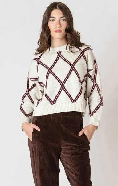 Dex Diamond Check Sweater