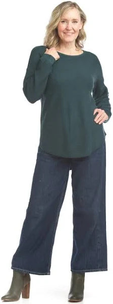 Papillon Shirt Hem Sweater